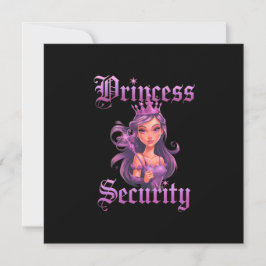 Convite Segurança da Princesa: Mantenha Sua Pequena Realez