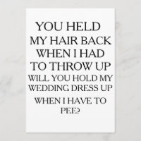 Segure meu vestido enquanto eu mijo | FESTA BRIDAL