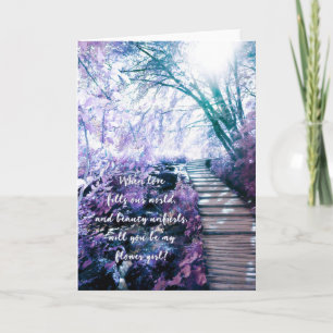 Convite seja a minha florista encantada floresta