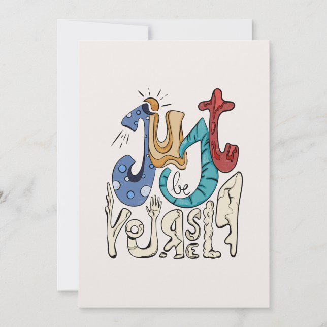 Convite Seja Bravo, Seja Você: Seja Você Mesmo - Autoamor (Frente)