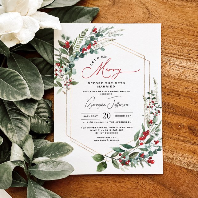 Convite Seja Feliz Antes Que Ela Se Case Com Chá de panela (Criador carregado)