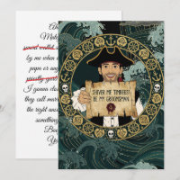 Seja Meu Padrinho Pirata Engraçado