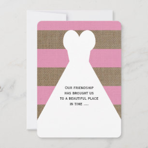 Convite Seja meu poema Madrinha de casamento a rosa