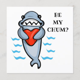 Convite Seja Meu Tubarão Namorados Chum