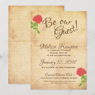 Convite Seja nosso Convidado Convidado para o Aniversário