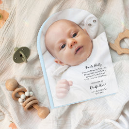 Convite Seja o Arco Fotográfico de Proposta do Meu Padrinh