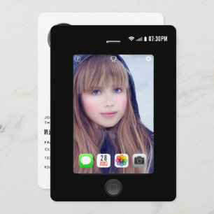 Convite Selecionar Foto de Festa de formatura