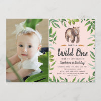 Seletor de Aquarela Um | Girls Photo Birthday | Lâ