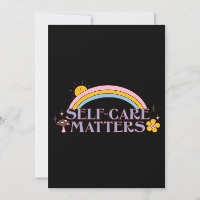 Convite Self-Care Importa Roupa engraçada (Frente)