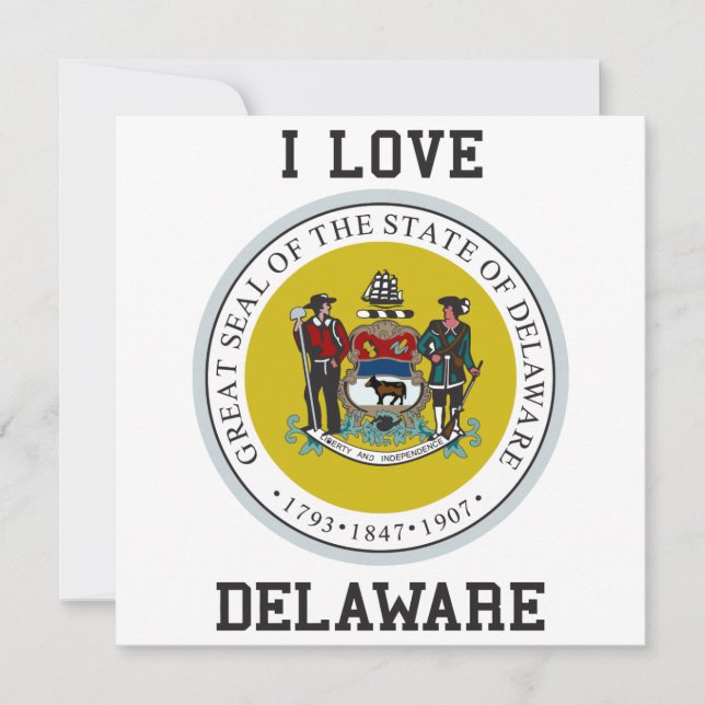 Convite Selo do Estado Delaware (Frente)