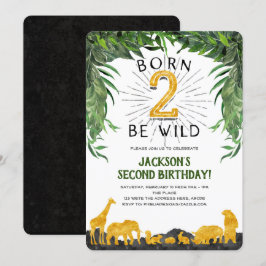 Convite Selva, Safari, Nascer 2, ser selvagem, Segundo Ani