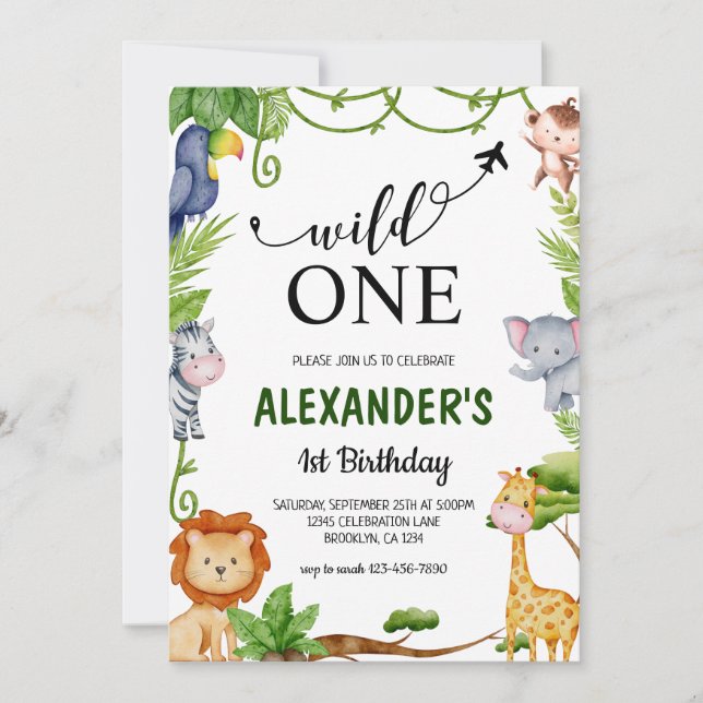 Convite Selva Selvagem Selvagem Selvagem Selvagem Selvagem (Frente)