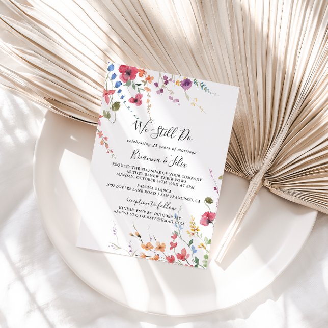 Convite Selvagem Clássica Colorida Ainda Fazemos Renovação (Criador carregado)