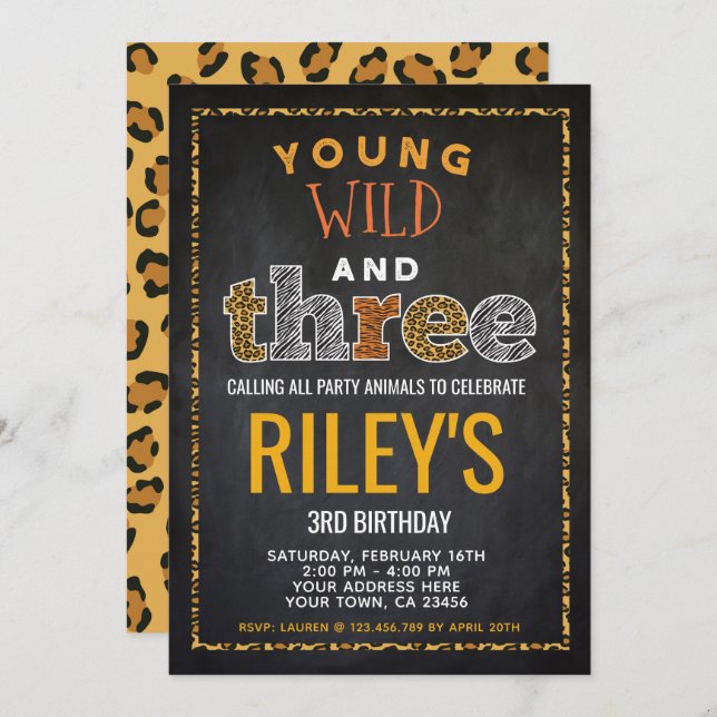 Convite Selvagem e três, Safari (Frente/Verso)