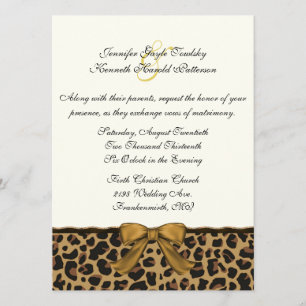 Convite selvagem elegante do casamento do teste