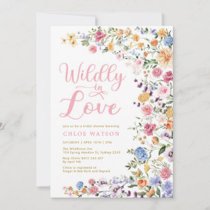 Convite Selvagem no Chá de panela do Jardim de Flores Selv