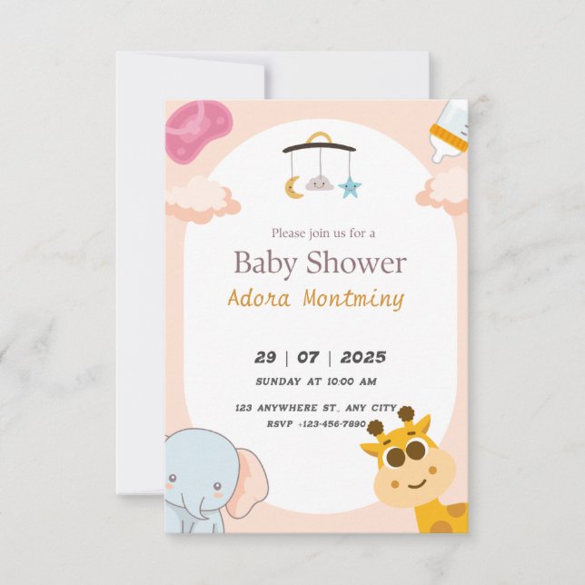 convite selvagem para os pequenos (Frente)