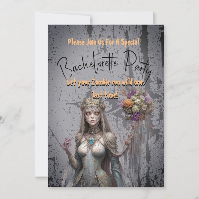 Convite Selvagem personalizada da diversão da placa de Fes (Frente)