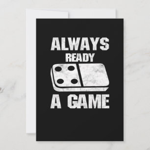 Convite Sempre Pronto Domina Azulejos - Presente do Jogo d