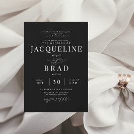 Convite Sempre Seus Pais Elegantes Casamento