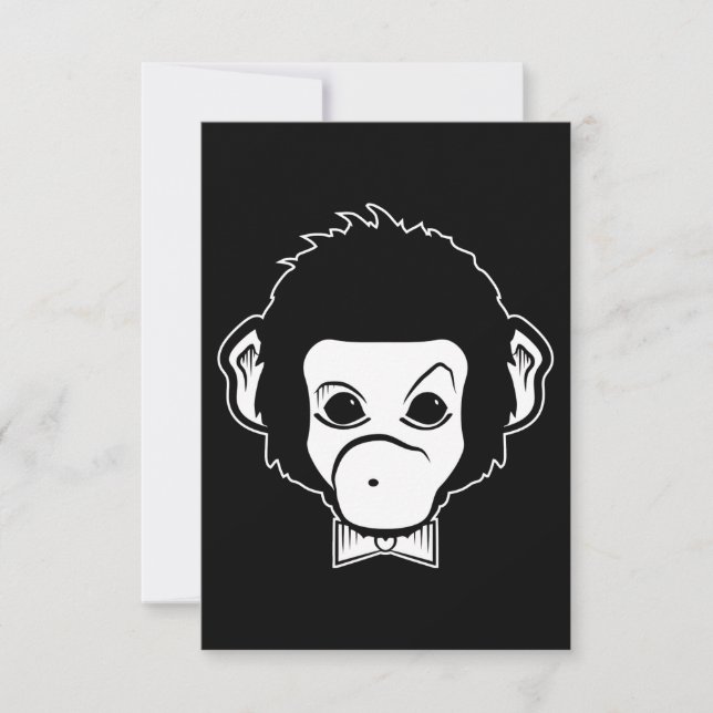 Convite senhor macaco (Frente)