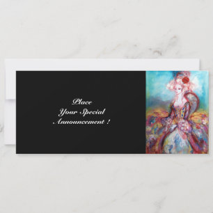 Convite SENHORA POMPADOUR, Festa de Fantasia de Ouro Sofis