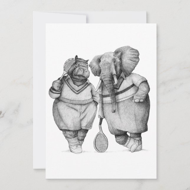 Convite Senhores do Tribunal (B&W) (Frente)