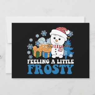 Convite Sentindo um pouco de neve gelada Natal
