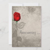 Sepia Vintage Spot Colour Rosa Bud Casamento
