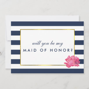 Convite Ser a minha placa de Madrinha de casamento  Marinh