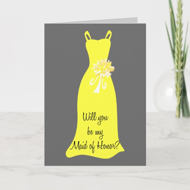 Convite Ser minha Madrinha de casamento? (Frente)