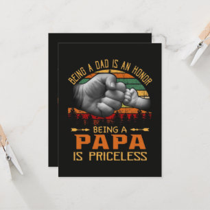 Convite Ser Pai É Uma Honra Ser Papai Não Tem Preço