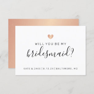 Convite Será Meu Coração Dourado Confetti Rosa