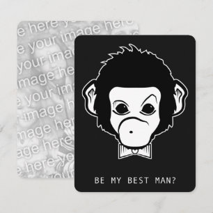 Convite será meu melhor homem senhor macaco?
