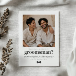 Convite Será Que Você Será Meu Padrinho de Casamento Propo