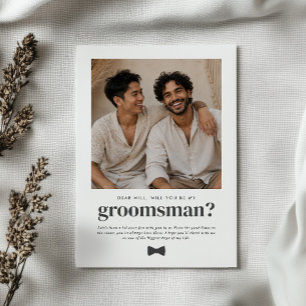 Convite Será Que Você Será Meu Padrinho de Casamento Propo