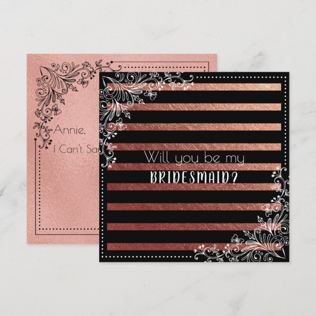 Convite Será Que Você Será Minha Cabeça De Cabra Negra Ros (Frente/Verso)