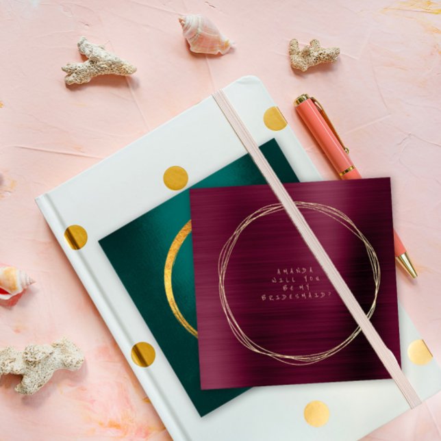 Convite Será Que Você Será Minha Colega De Bridesmaid Burg (Criador carregado)