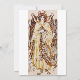 Convite Serafim Anjo cerca o Trono Divino