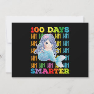 Convite Sereia 100 Dias Mais Inteligente 100º Dia da Escol