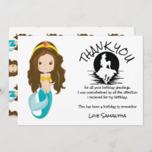 Sereia Amarelo Aniversário Obrigado