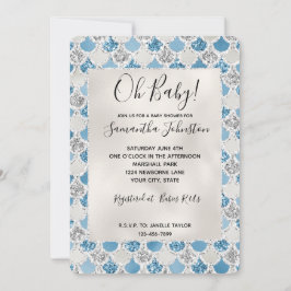 Convite Sereia das Turquesas de Prata