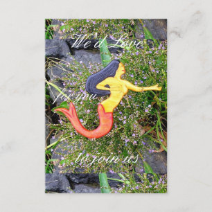 Convite sereia personalizada