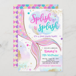 Convite Sereia Rosa, Piscina-Sereia, Sob O Mar