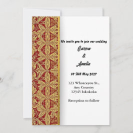 Convite "Serenading Love in each Detail"