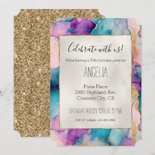 Convite Serendipity Crystal Blue