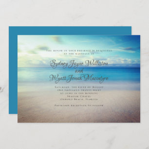 Convite Serene Seeft Casamento Ceremony Invite Modelo