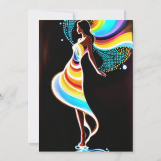 Convite Serenidade do arco-íris