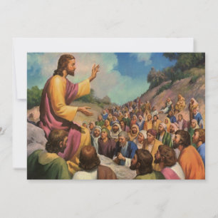 Convite Sermão da Montanha de Jesus Cristo, Religião Vinta