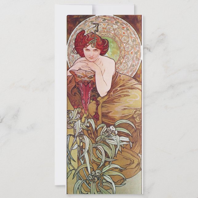 Convite Serpent Art Nouveau (Frente)